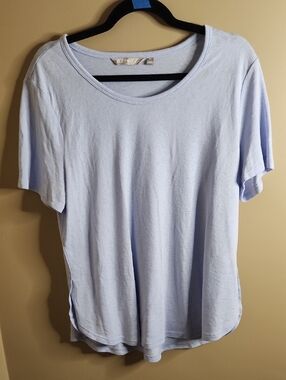 Athleta Breezy Tee In Meri Peri. Size XL. #211402.